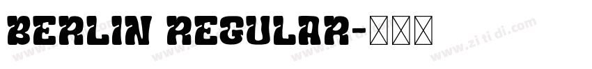 Berlin Regular字体转换